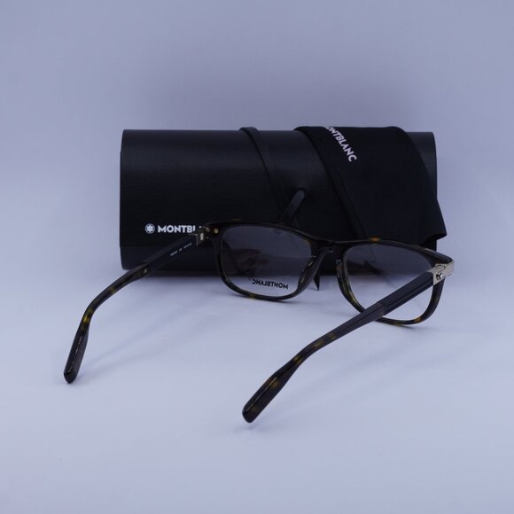 Montblanc MB0036O 003 Rectangle Eyeglasses 54mm – Havana - Picture 10 of 10